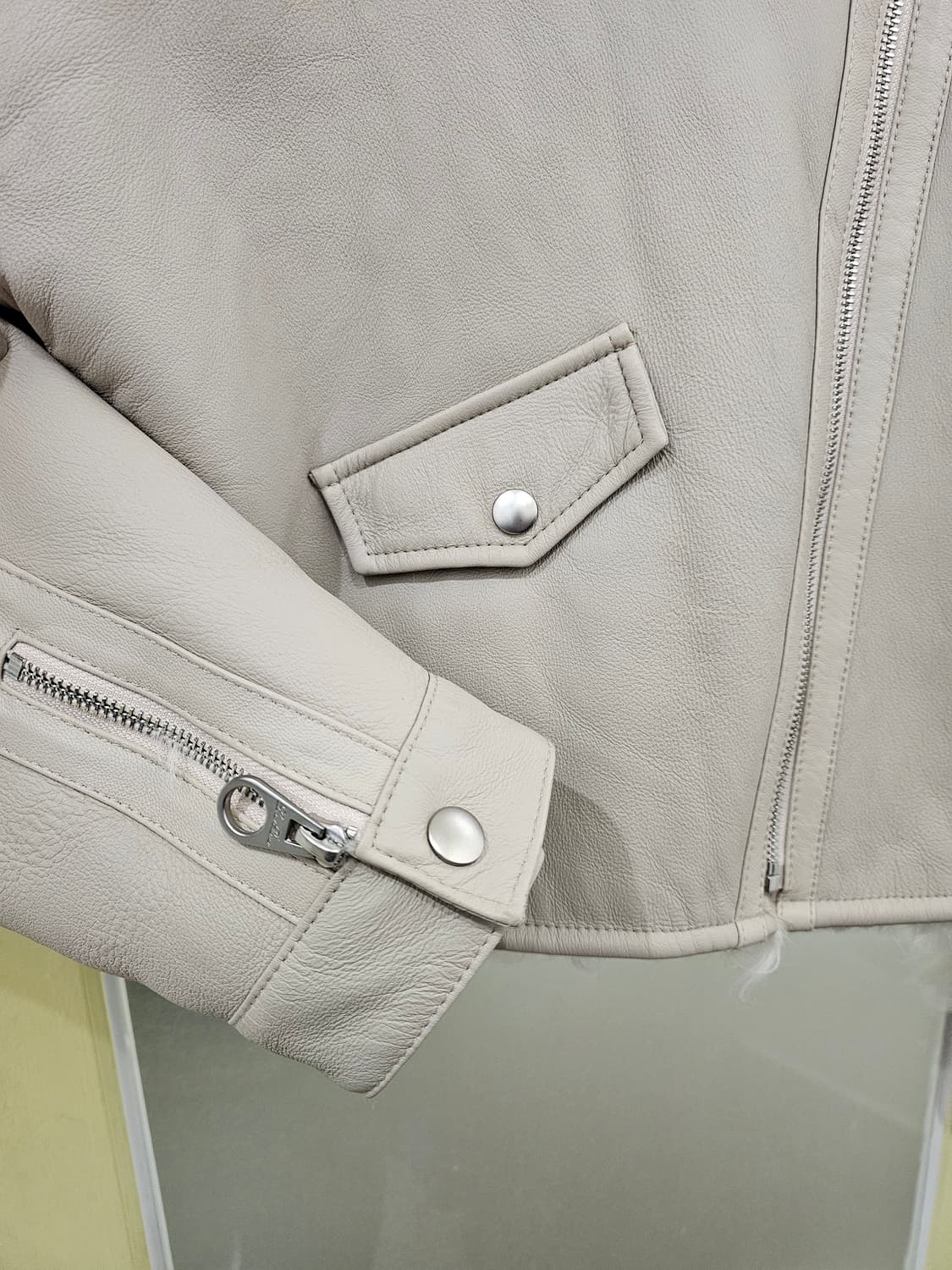 Sheepskin&Fur 라이더 자켓 상품이미지4