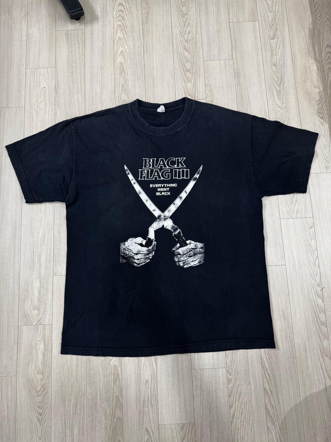 빈티지 블랙 플래그 black flag 티셔츠 상품이미지3