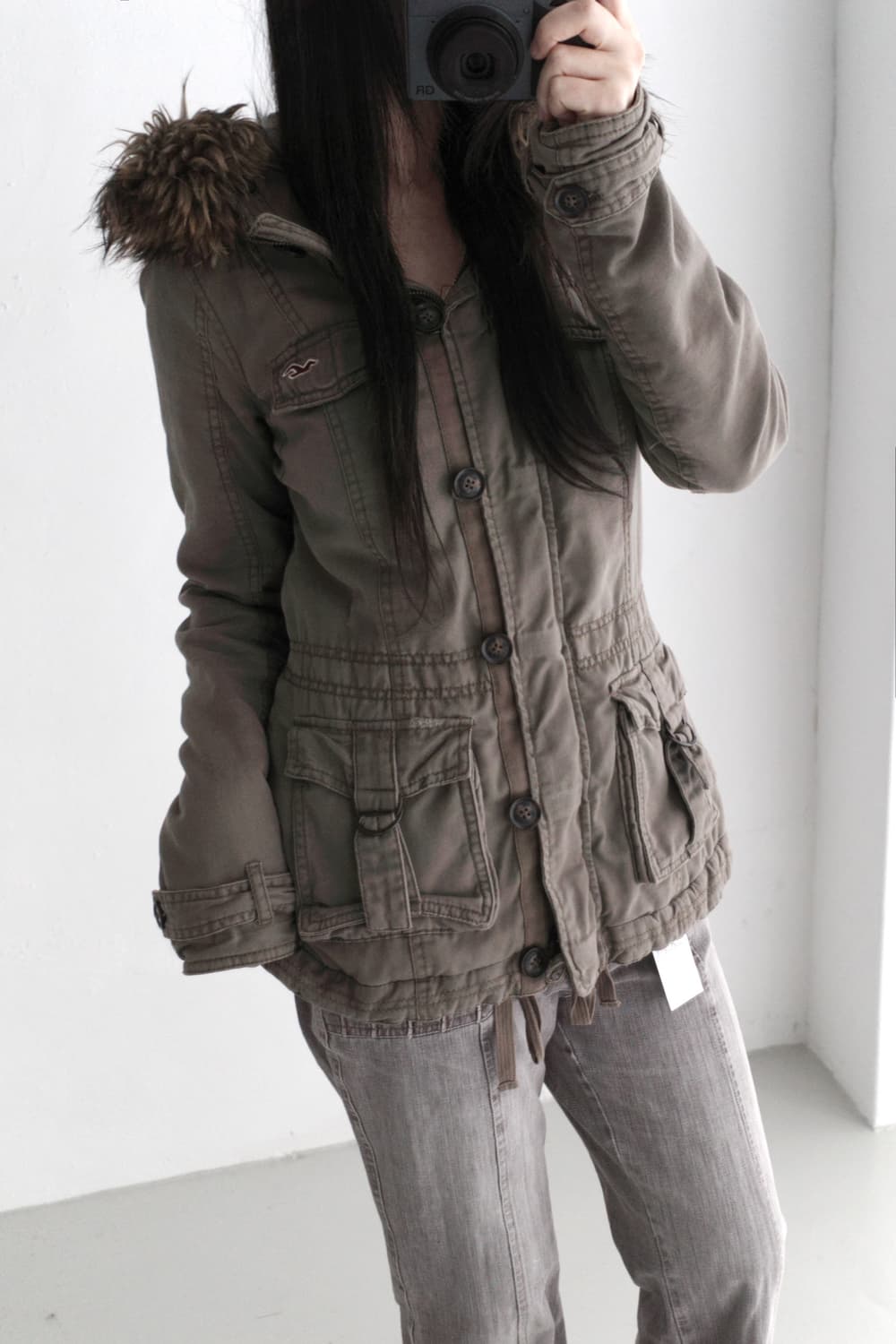 hollister) fur safari jacket 상품이미지7