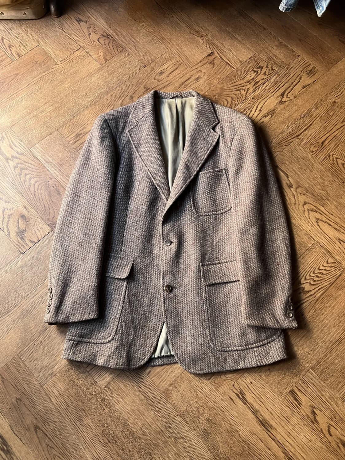 [S]폴로 유니버시티 베이지 울 블레이저 상품이미지1