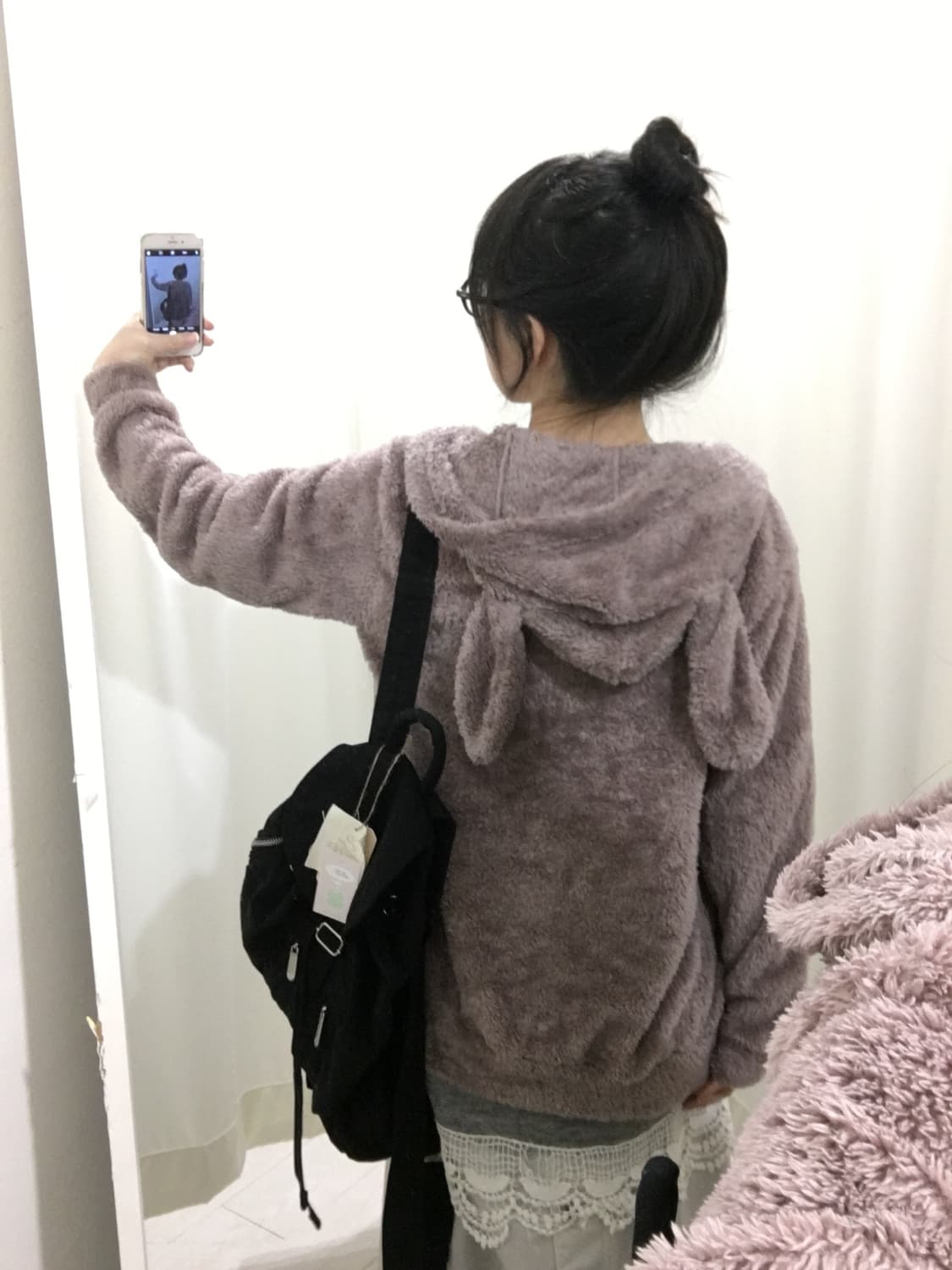 우사기 후리스 후드집업 상품이미지2