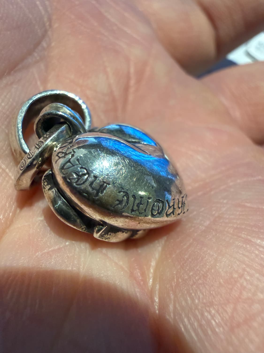 크롬하츠 하트 위드 베일 펜던트 상품이미지7