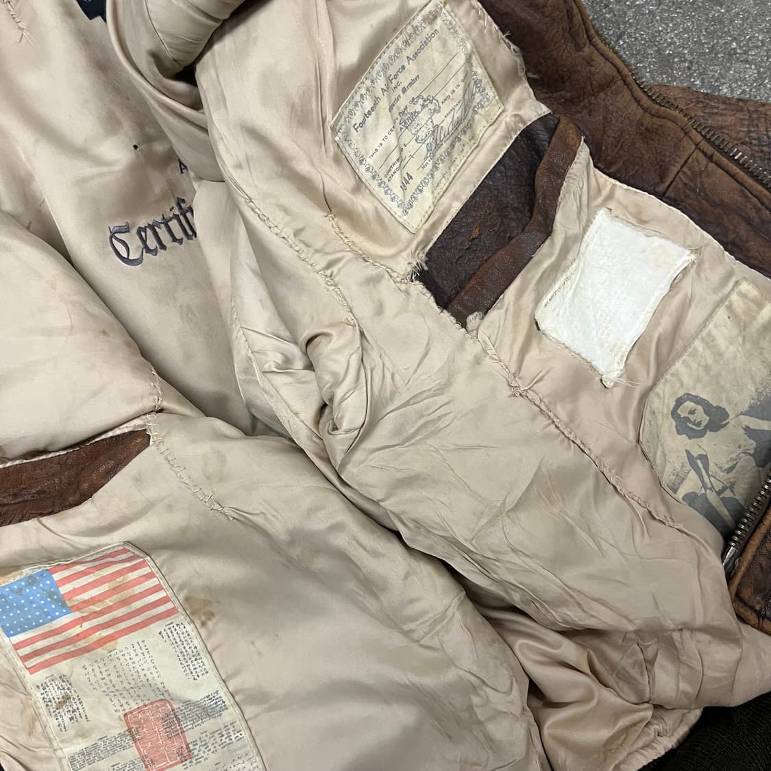 80s 아비렉스 G-1 플라이트 자켓 (105-110) 상품이미지6