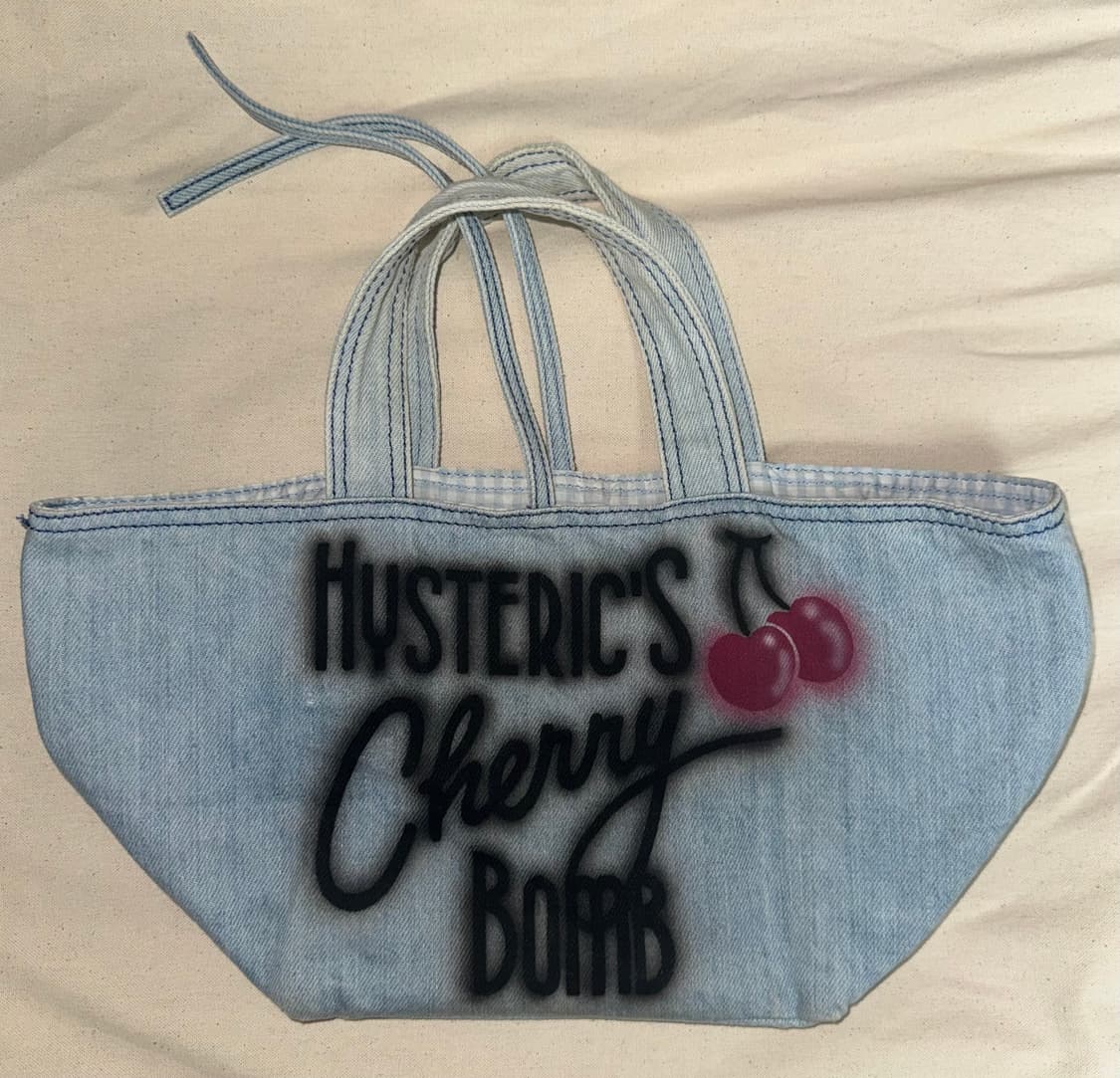 히스테릭글래머 체리밤 미니 데님 도트백 상품이미지1