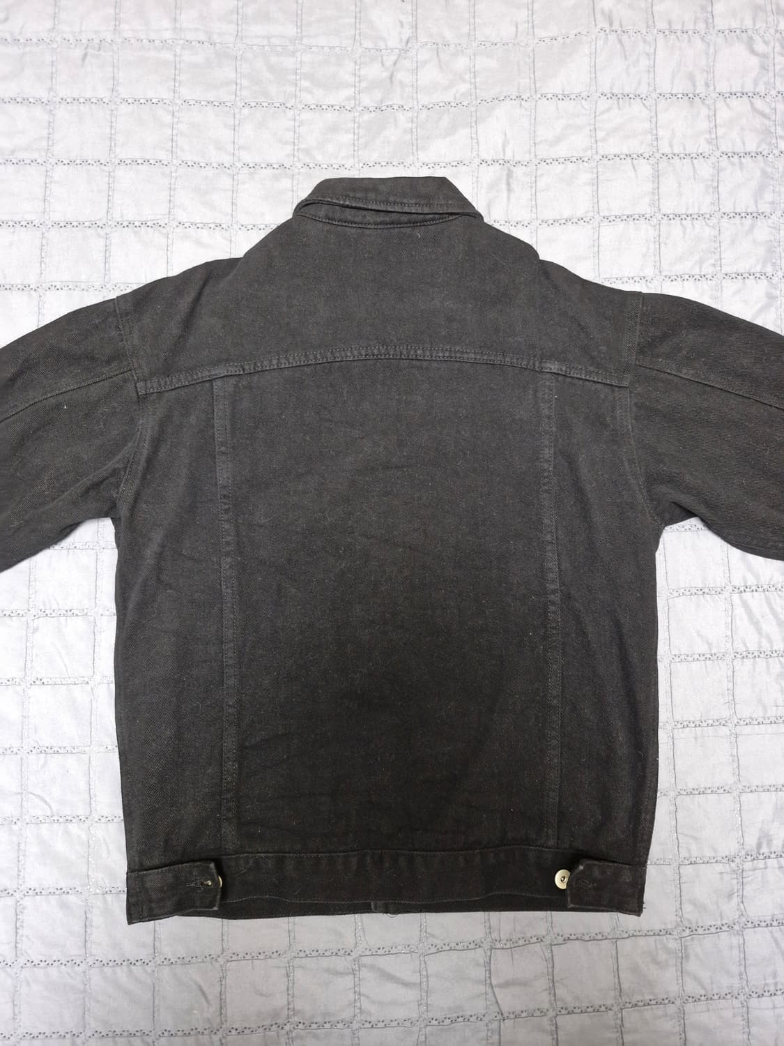 파르티멘토 피치스킨 트윌 트러커 자켓 블랙 상품이미지3