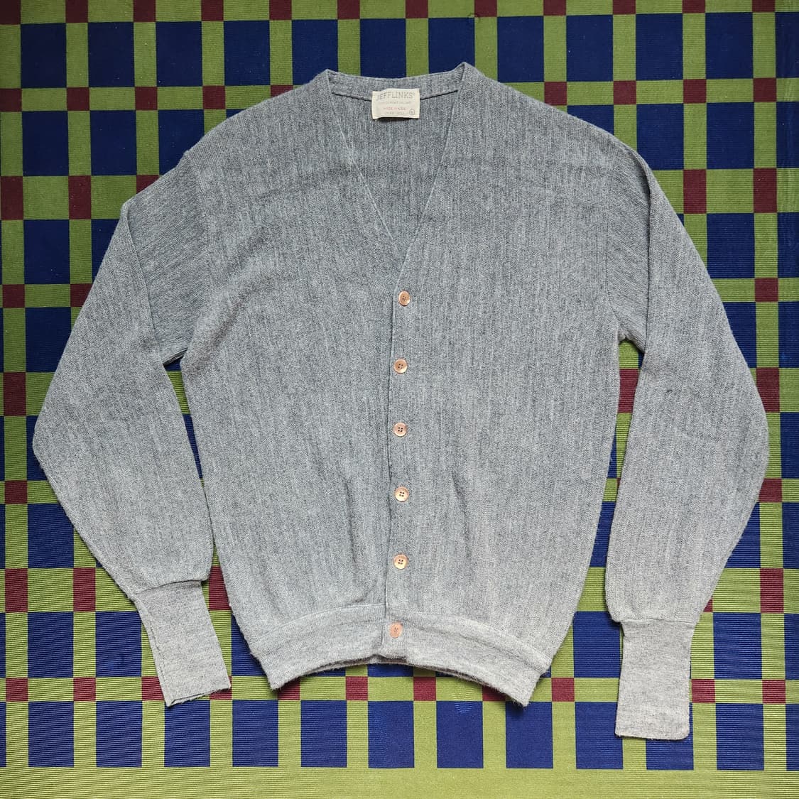 80s Jefflinks 오올론 아크릴 가디건 상품이미지1