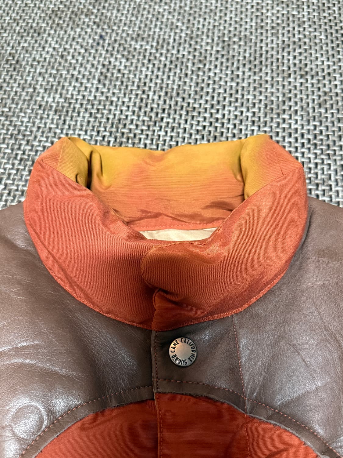 슈가케인 구스다운 레더 베스트 상품이미지9