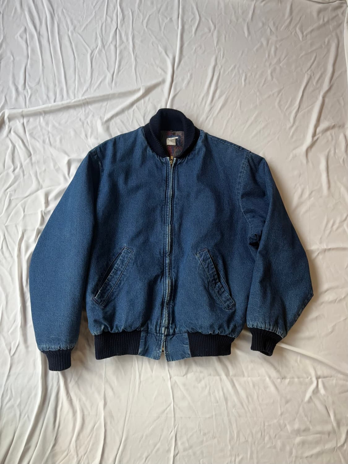 80s OshKosh 데님 봄버자켓 상품이미지1