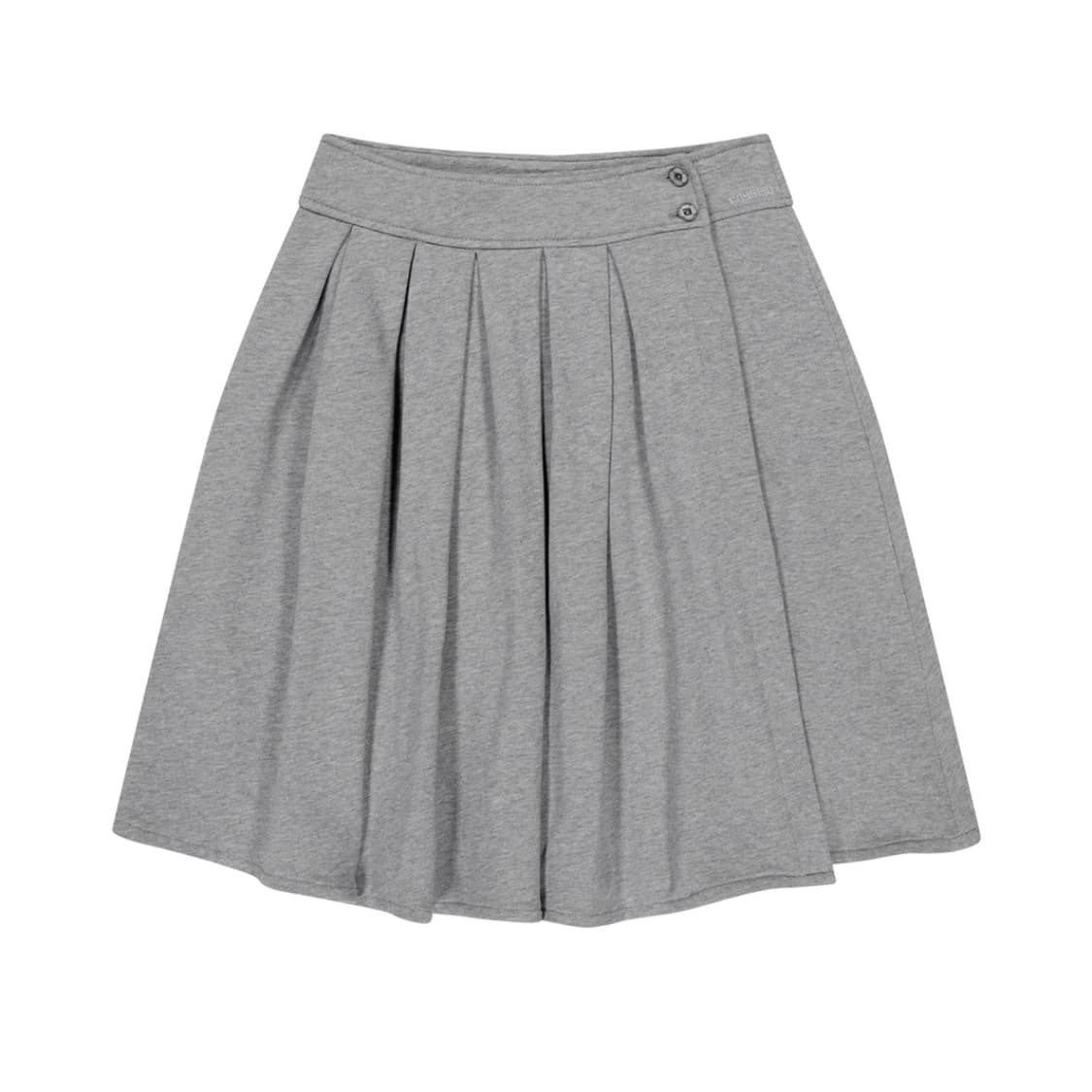 코이세이오 코지 스웻 랩 스커트 멜란지 그레이 2size 상품이미지1