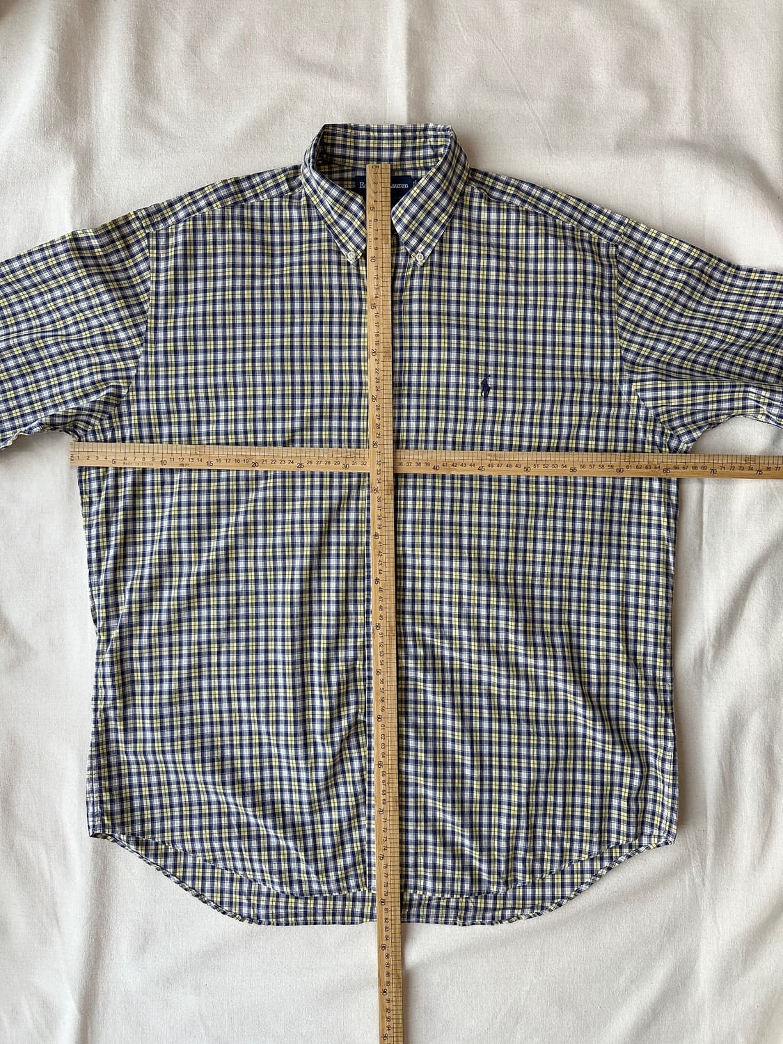 폴로 랄프로렌 블레이크 체크 반팔 셔츠 L  상품이미지10