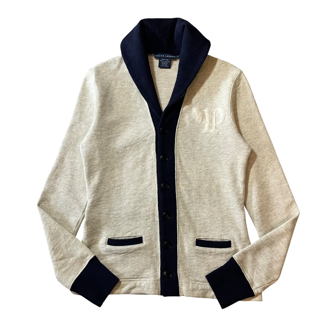 랄프로렌 숄카라 코튼 가디건 상품이미지1