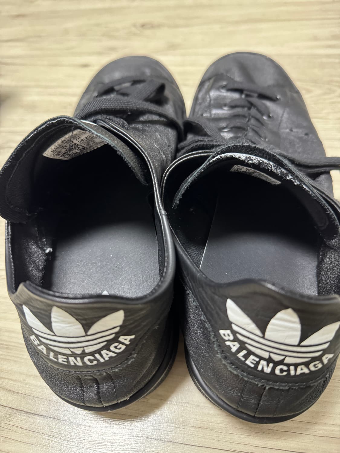 ( 45 ) 발렌시아가 아디다스 스탠스미스 블랙 상품이미지6