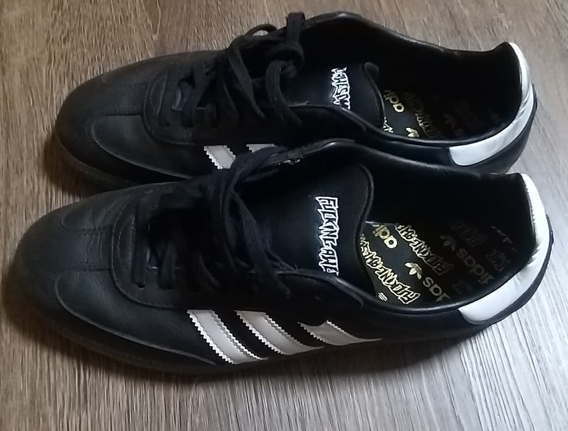 아디다스 x 퍼킹 어썸 삼바 블랙 상품이미지3