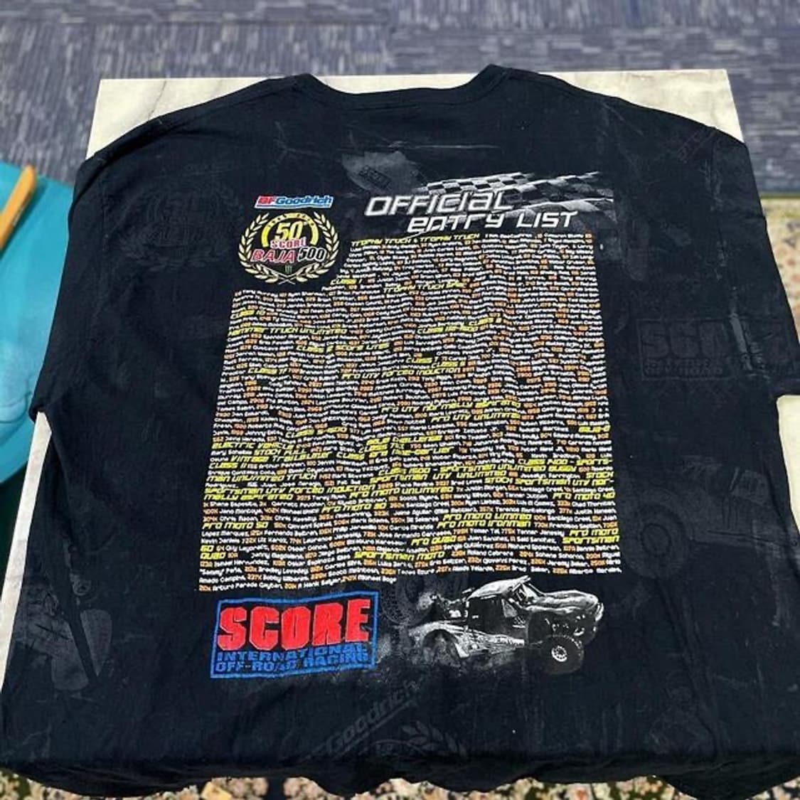 오피셜 스코어 오프로드 레이싱 티셔츠 (2XL)  상품이미지4