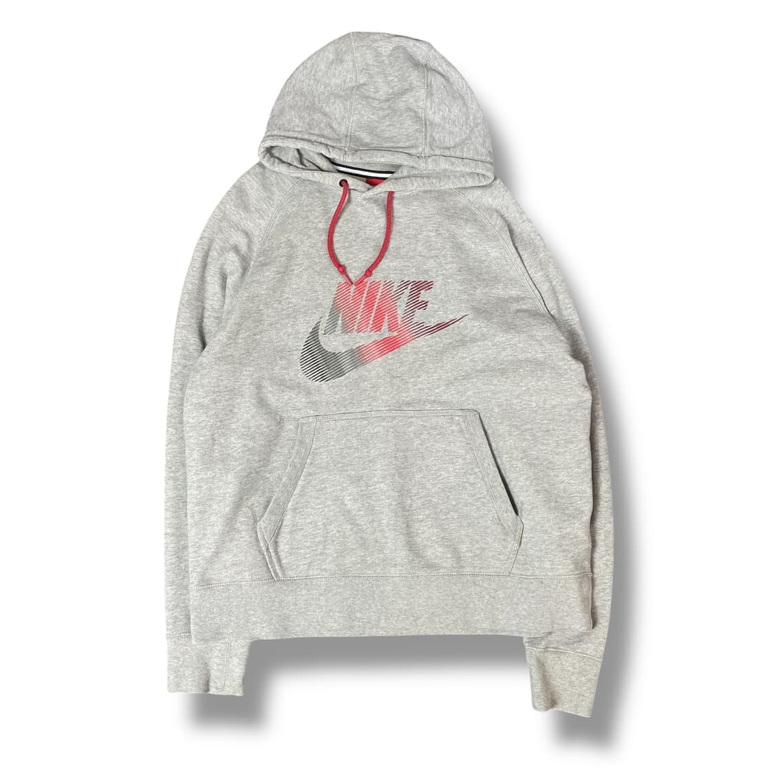 나이키 그레이 레드 스프라이프 빅프린팅로고 그레이 후드티 XXL 상품이미지1