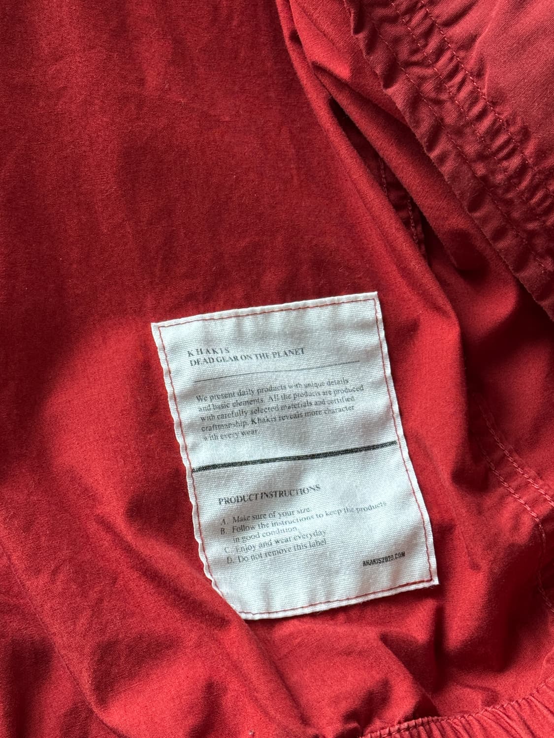 카키스 후디드 윈드자켓 xl 상품이미지3