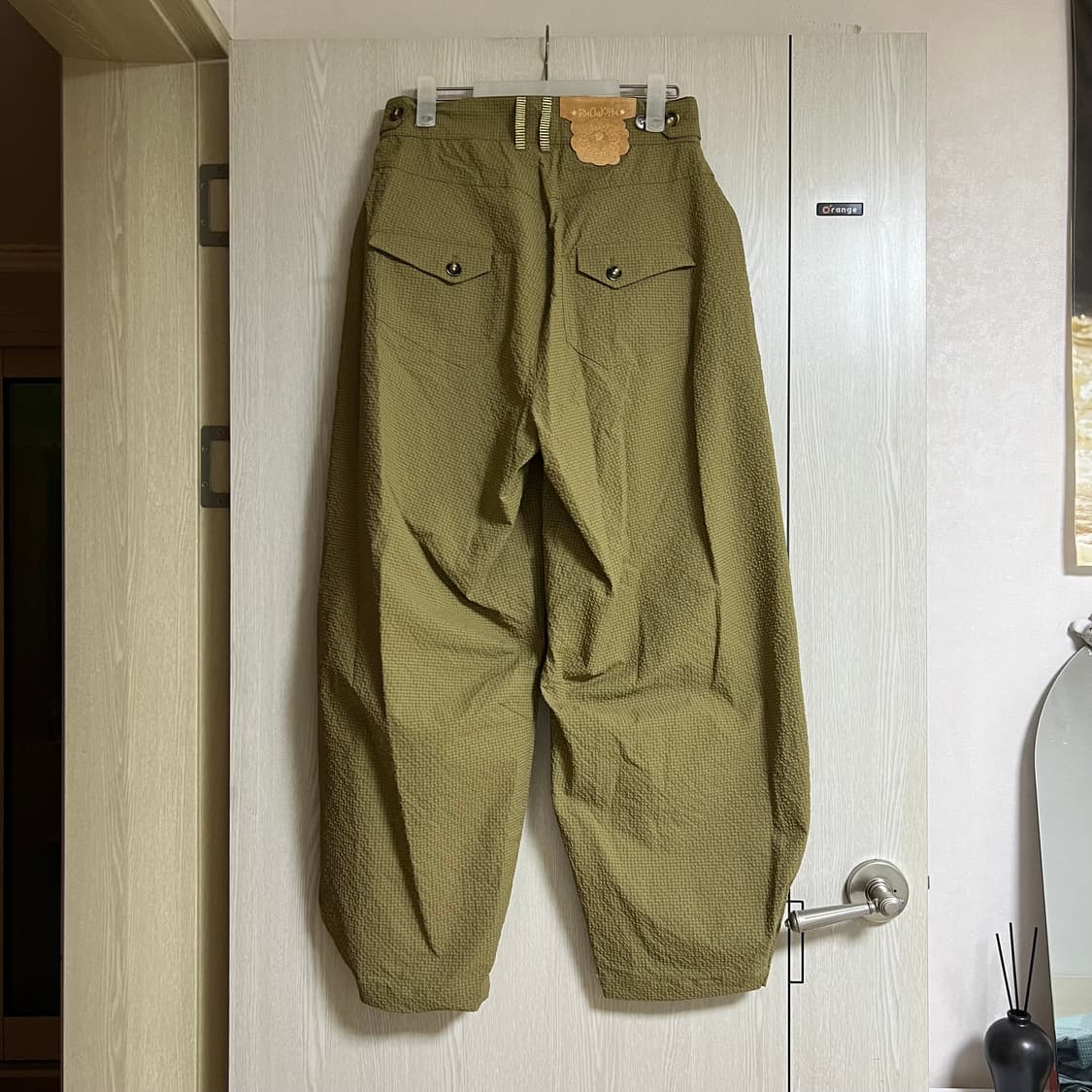 루나키후 시어서커 와이드 팬츠 상품이미지4