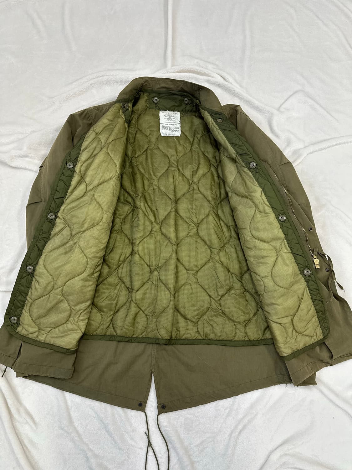 (L)70s 미군 오리지널 M65 피쉬테일 파카 상품이미지5