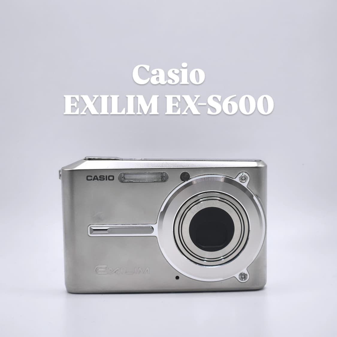 📸 ✨ [영어지원] 카시오 EXILIM EX-S600 실버 디지털카메라 상품이미지1