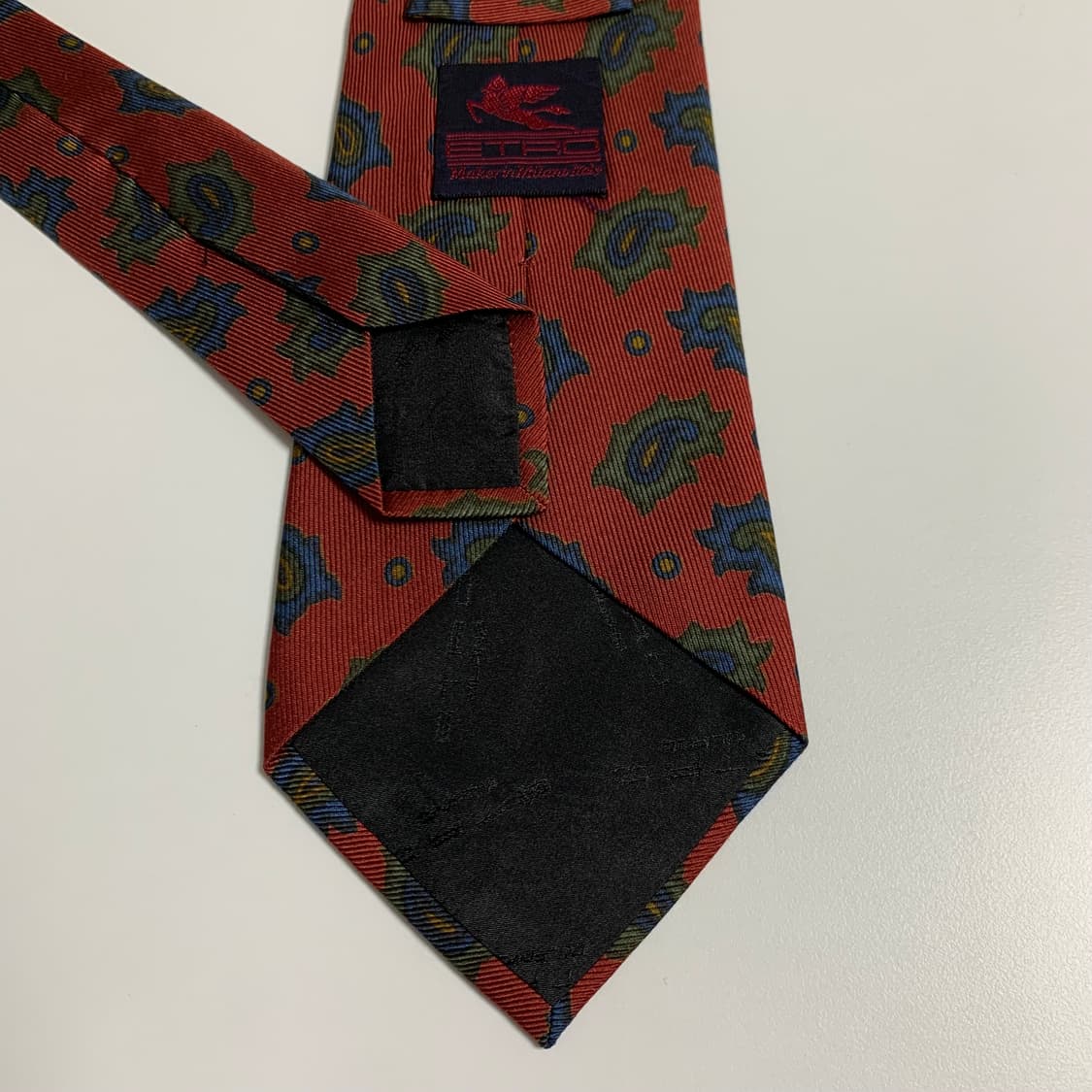 에트로(ETRO) 명품 100실크 클래식 정장넥타이 A+ 등급 상품이미지6