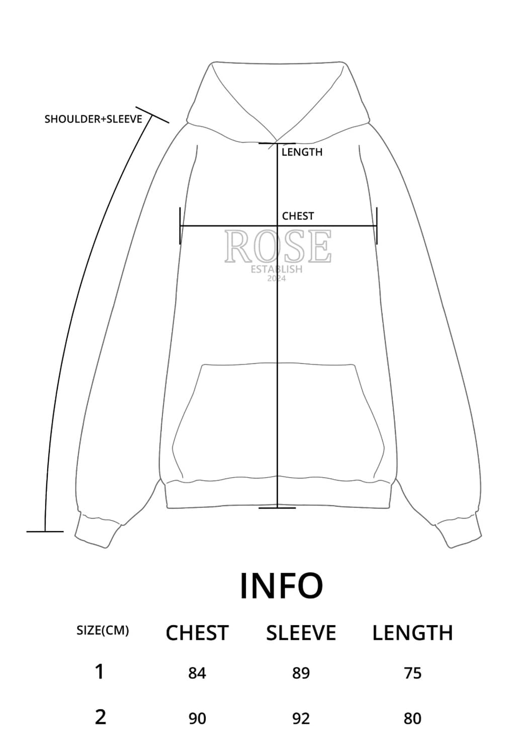 [1]크랙로즈 후드티 상품이미지5