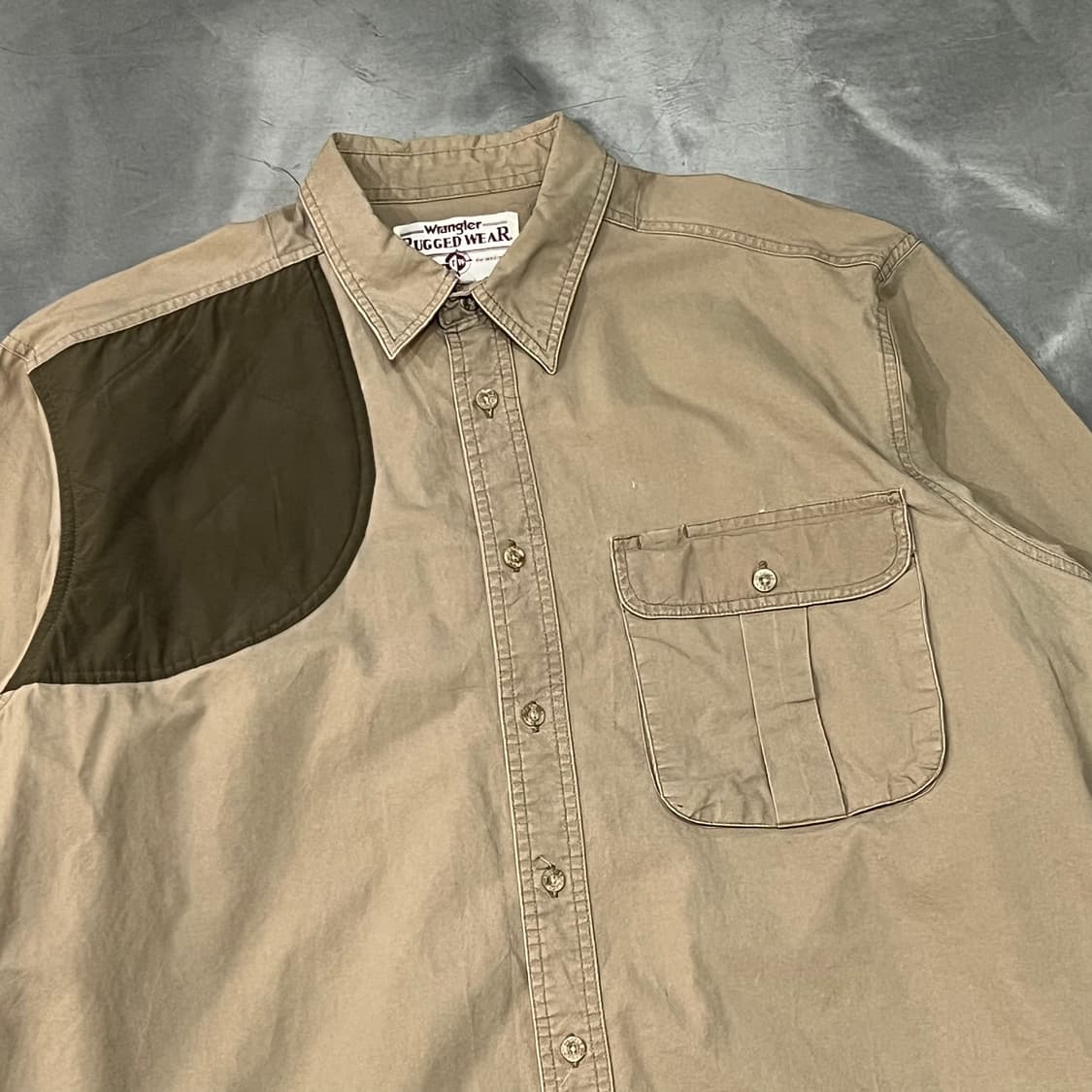  랭글러 배색 워크 셔츠 y14968 상품이미지3