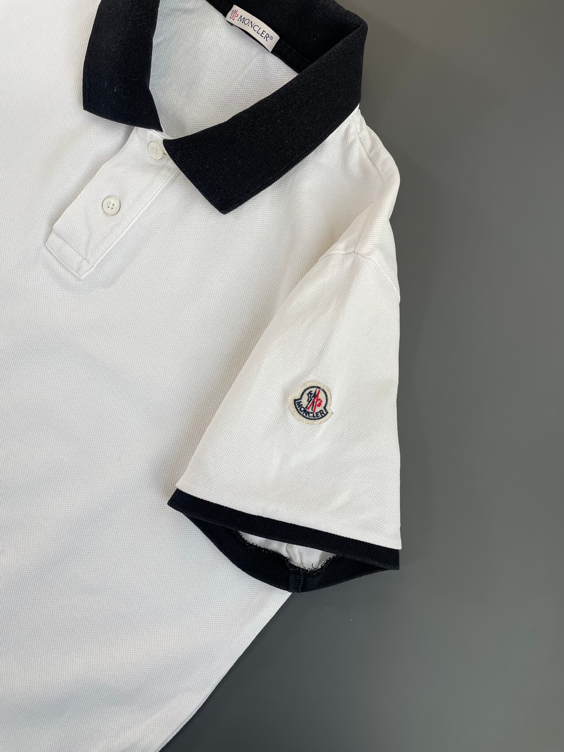 [L] 몽클레어 몽클레르 PK 카라 반팔 티셔츠 상품이미지5