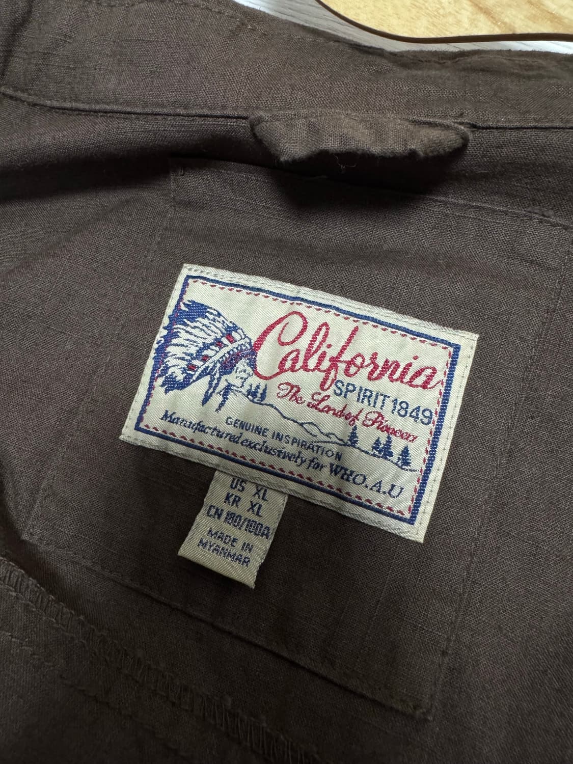 캘리포니아 자켓 브라운 상품이미지4