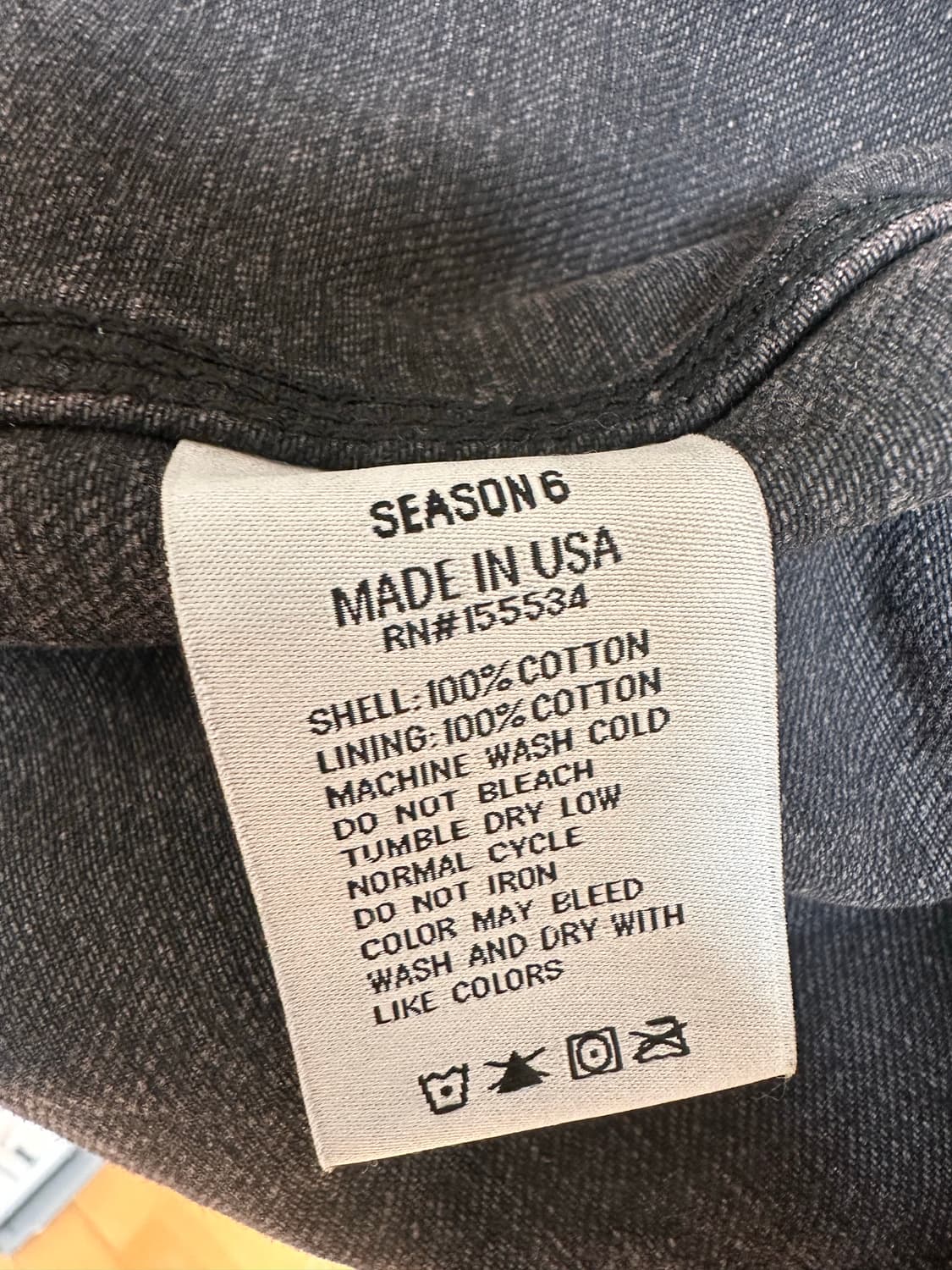 이지 시즌 6 데님 셔츠 상품이미지3