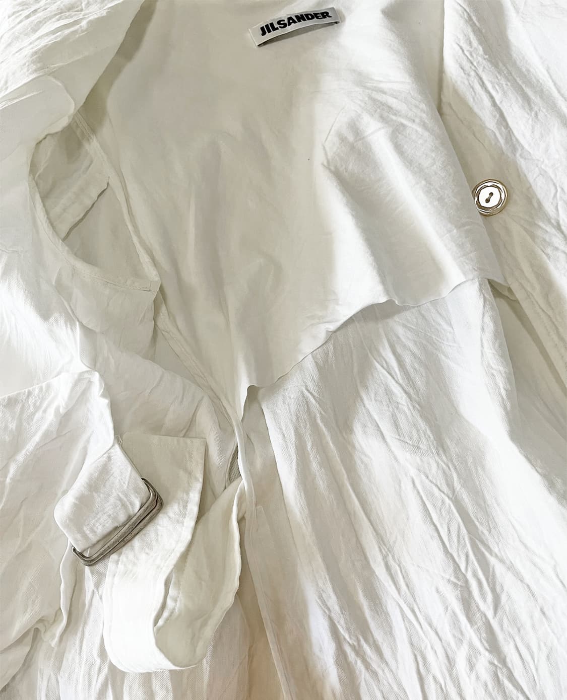 JIL SANDER ramie long coat 상품이미지8