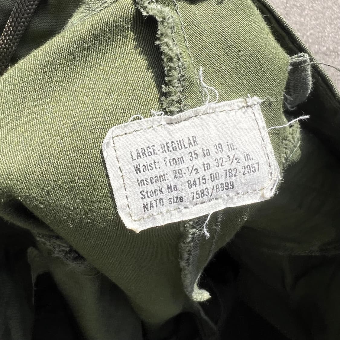 70’s M-65 필드 팬츠 (L-R) 상품이미지8