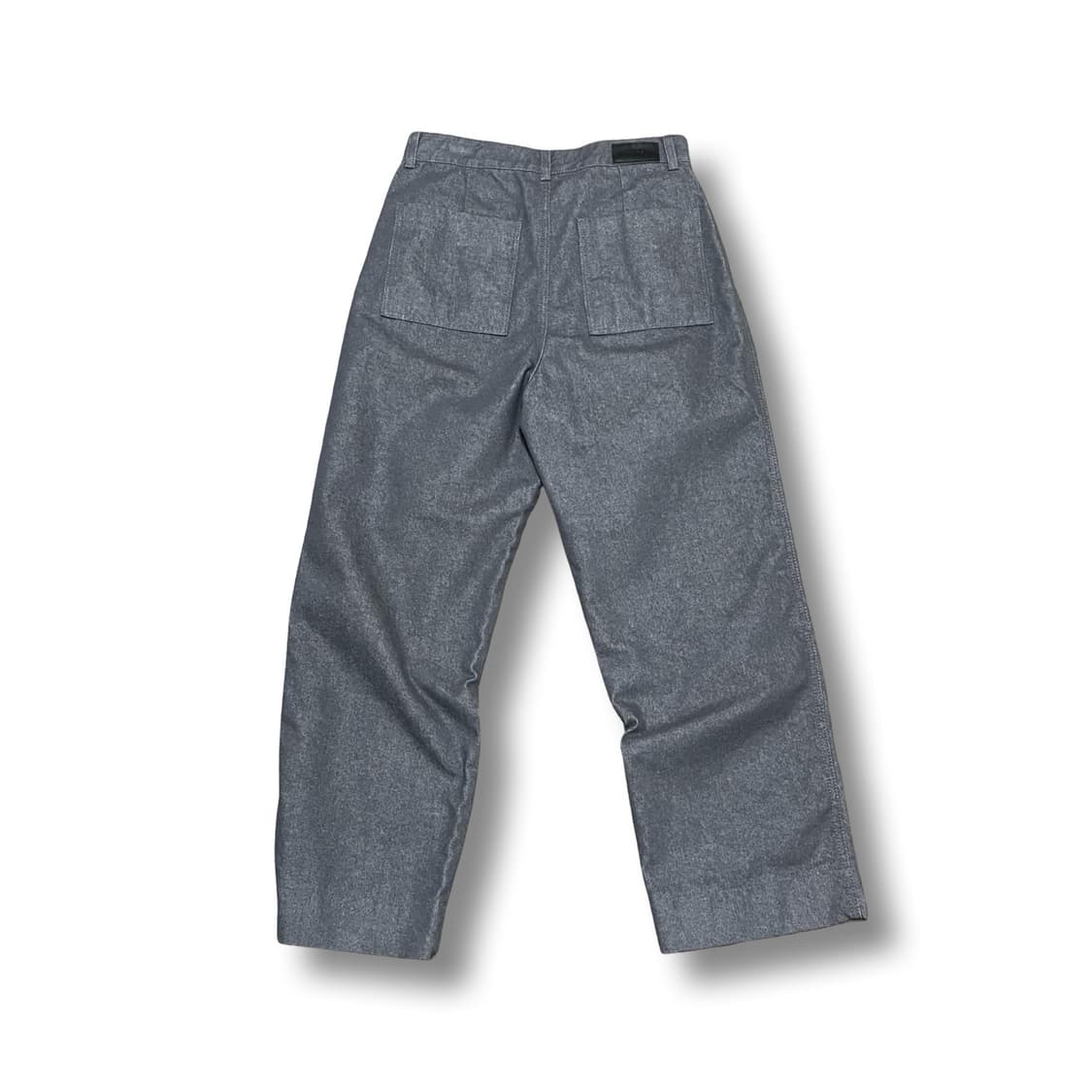 [32] Nokkle 와이드 데님 팬츠 그레이 상품이미지4