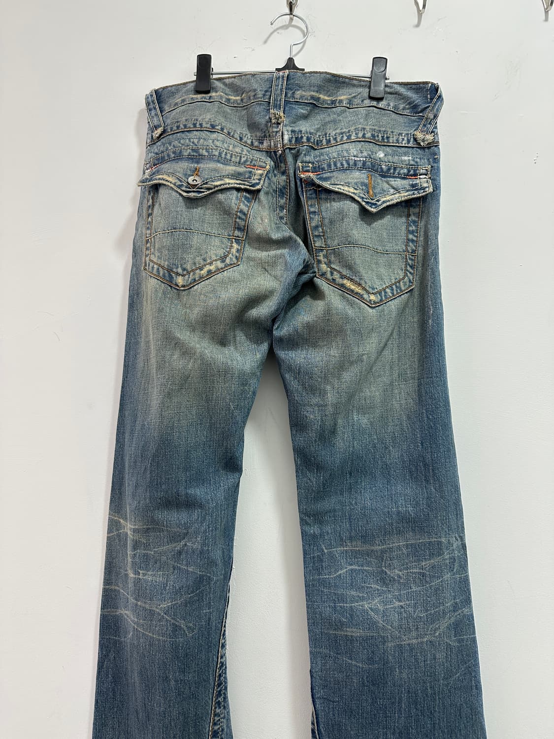 Semantic design silver painting flare 상품이미지10