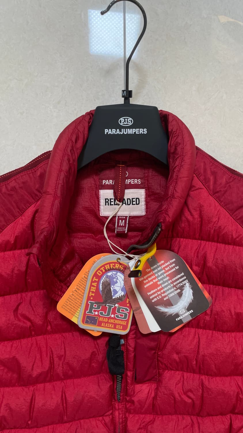 [M] 파라점퍼스 25fw 윌프레드 숏 다운 자켓 경량패딩 레드 상품이미지7