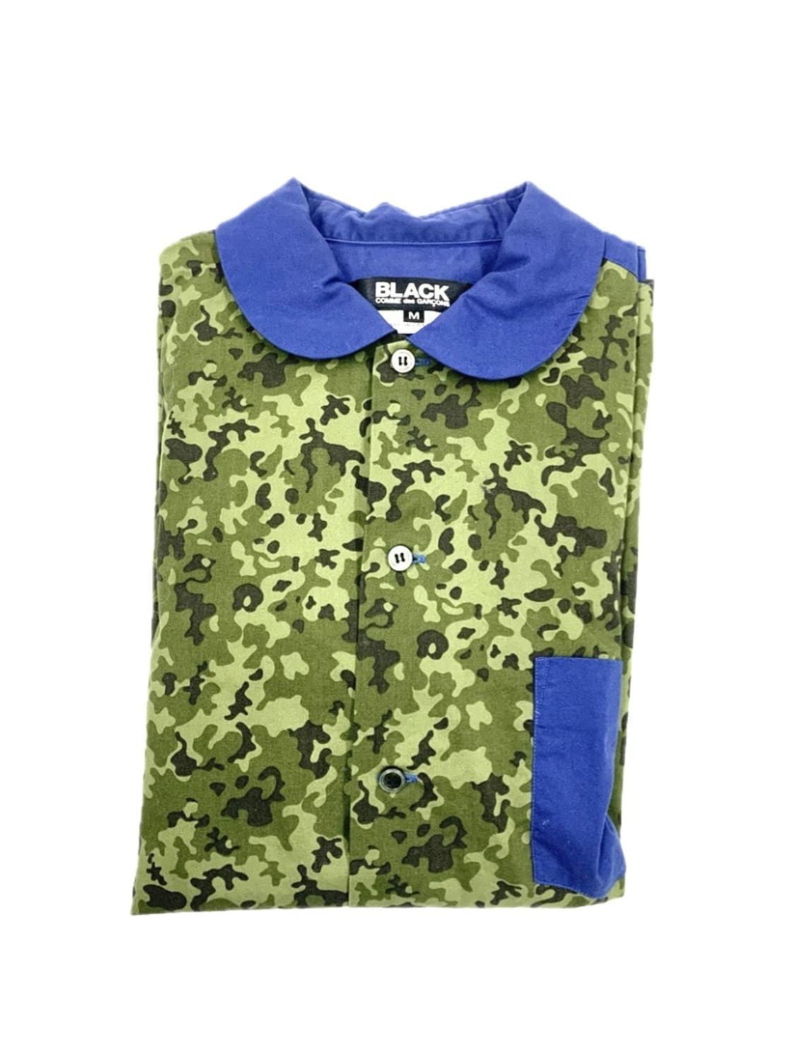 꼼데가르송 블랙 패치워크 카모 셔츠 상품이미지4