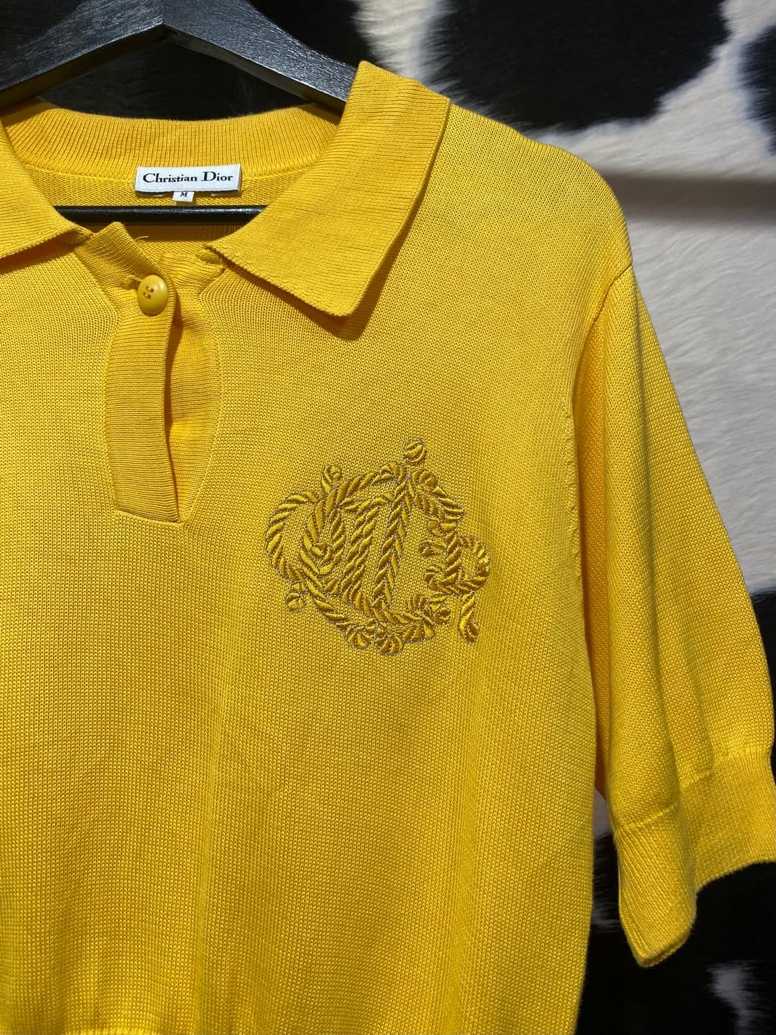 Christian Dior 자수 디테일 반팔 니트 상품이미지3