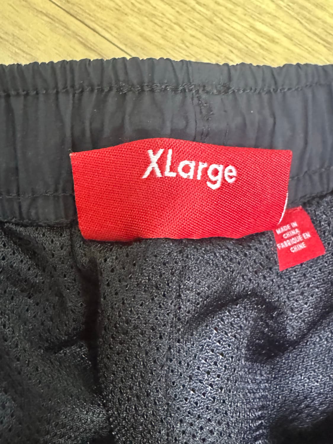 슈프림 로고 파이핑 트랙 팬츠 블랙 23fw XL 상품이미지3