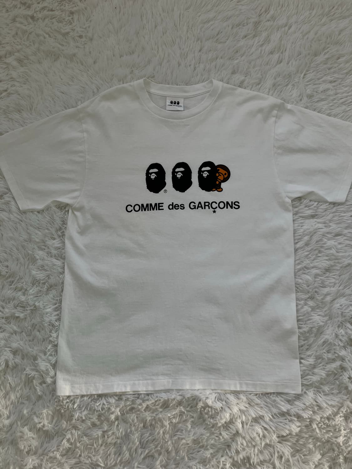 꼼데가르송 베이프 콜라보 반팔 상품이미지2