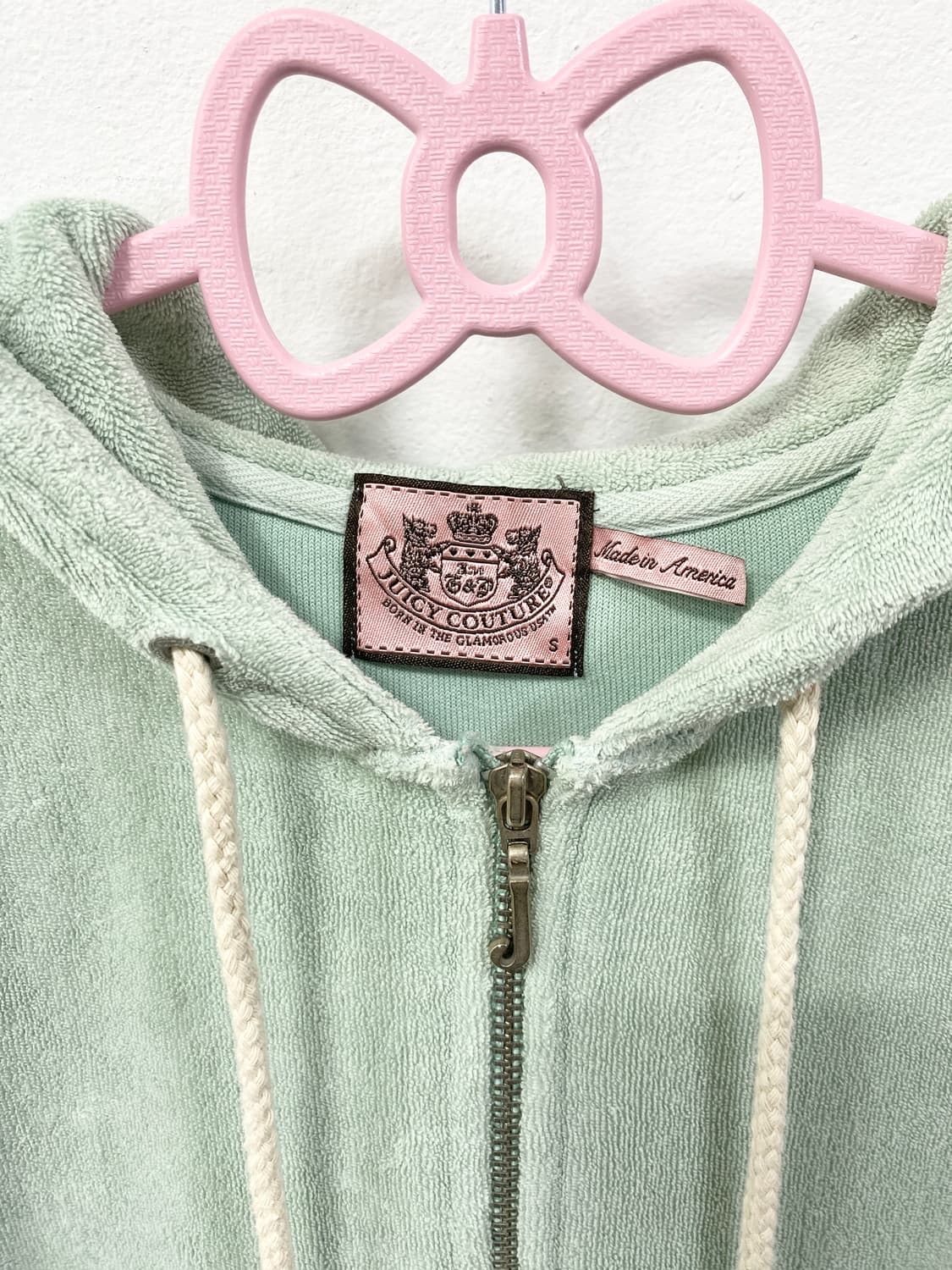 [JUICY COUTURE] 쥬시꾸뛰르 민트맛 레이스 후드집업 상품이미지8