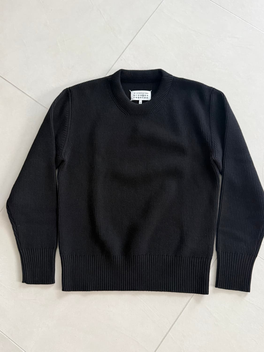 [M] 마르지엘라 블랙 니트 스웨터 상품이미지1