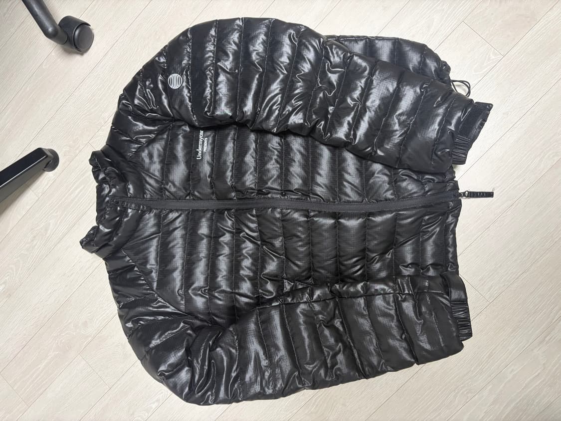 언더마이카 무.150 콤비 베이식 라이트 다운 재킷 블랙1 상품이미지7