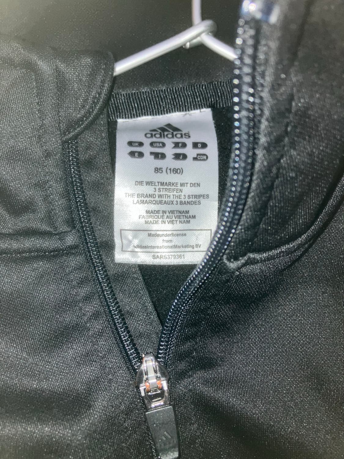 아디다스 정품 츄리닝 블랙 검정 상품이미지2