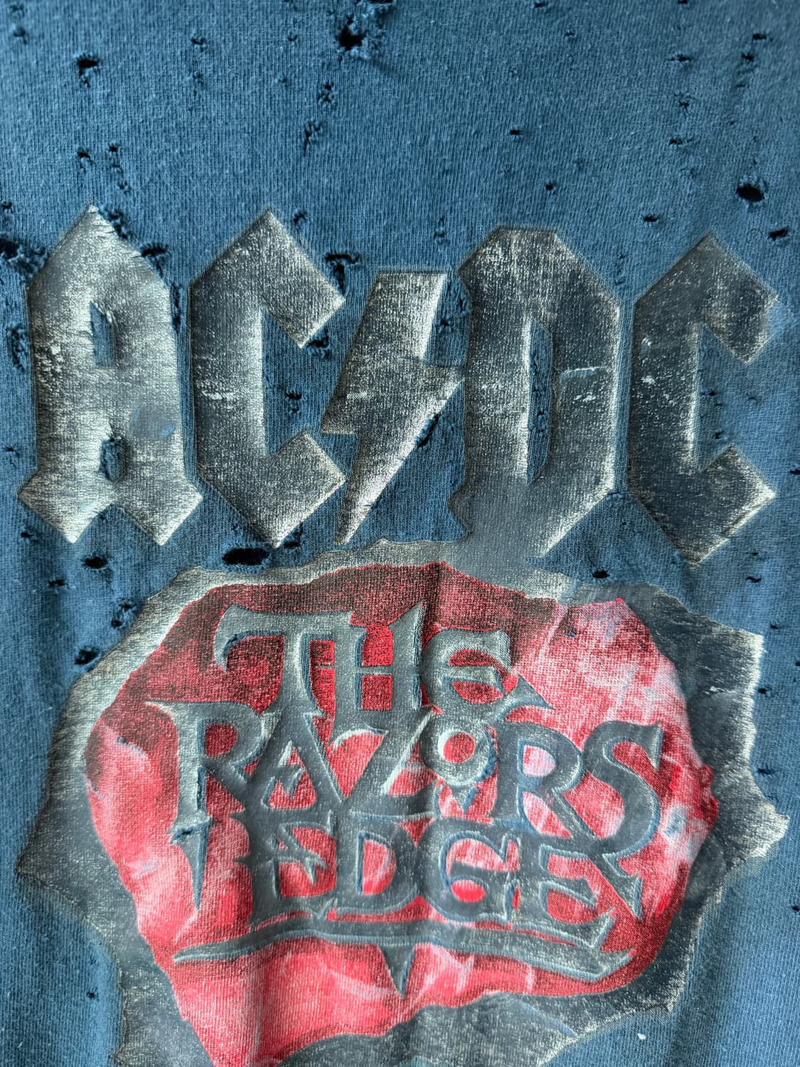 AC/DC The Razors Edge 그래픽 티셔츠 상품이미지4