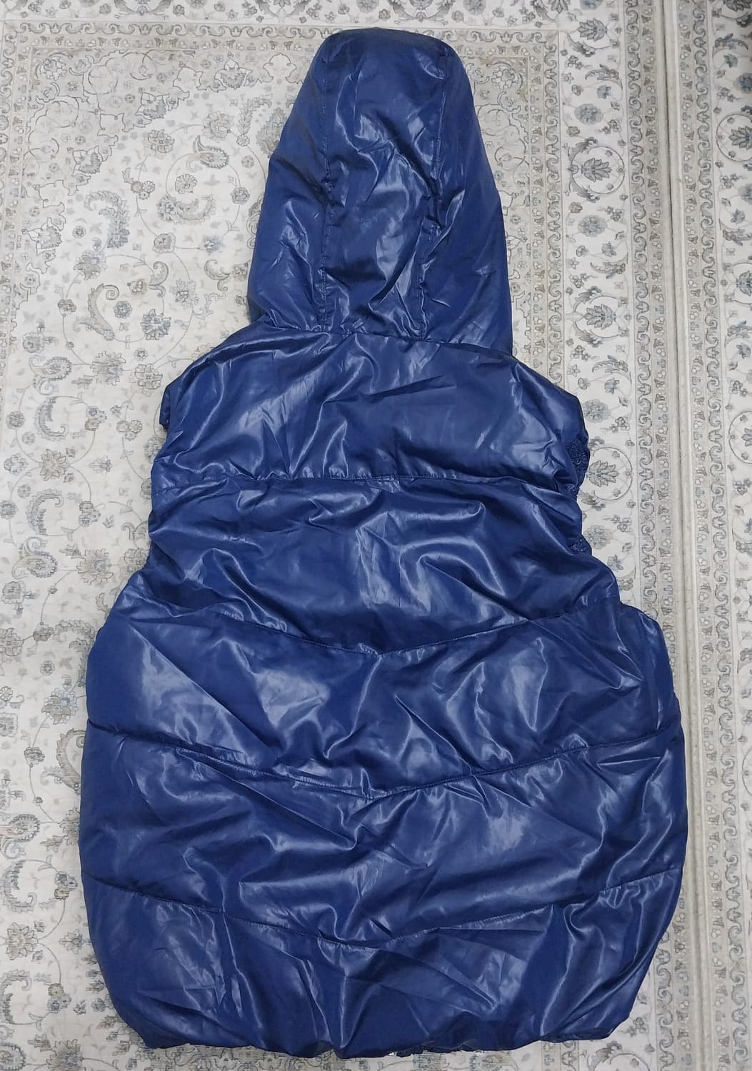 컨버스 유광 후드 패딩 조끼 95 상품이미지3