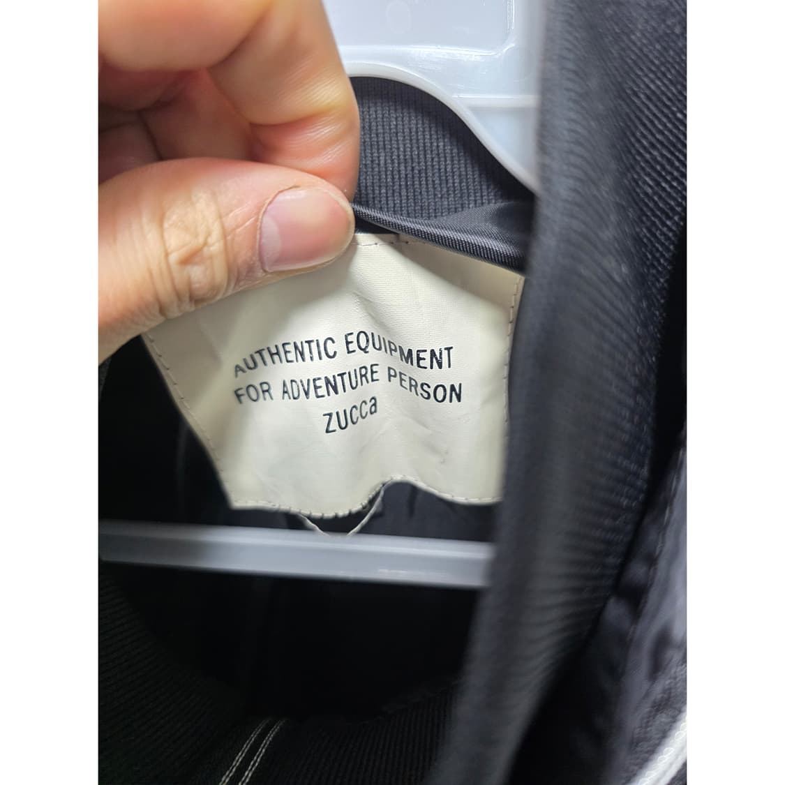 주카 Zucca 블랙 바람막이 상품이미지2