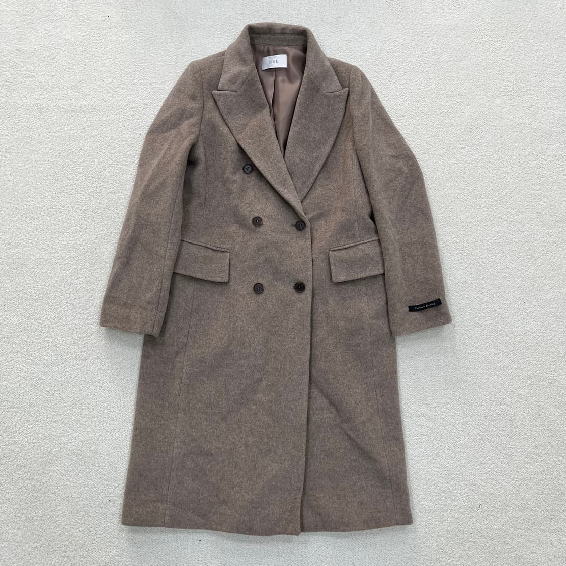 55 라인 여성 울 캐시미어 코트 0311M 상품이미지1