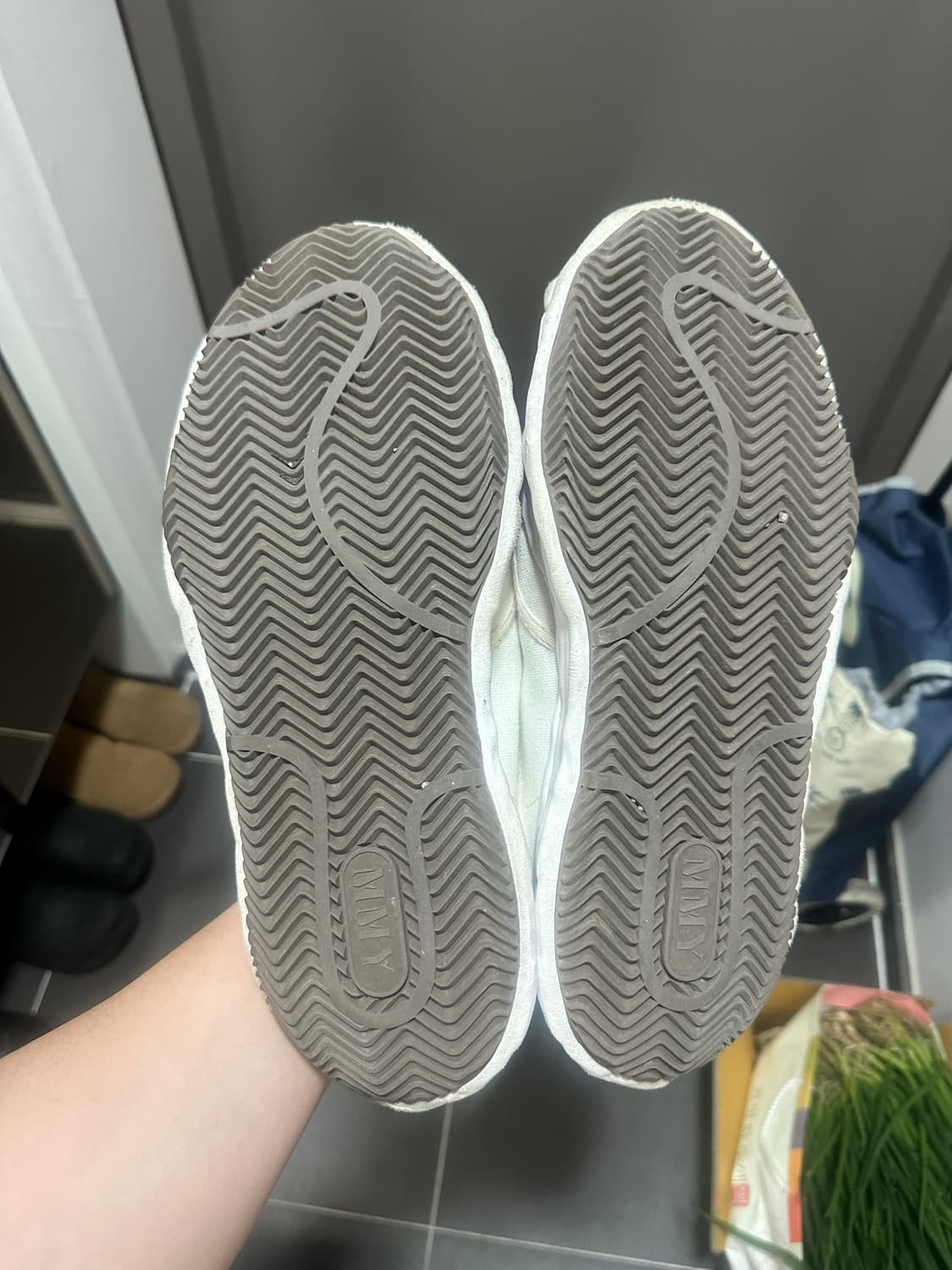 미하라 야스히로 블레이키 OG 솔 캔버스 로우탑 스니커즈 화이트 상품이미지4