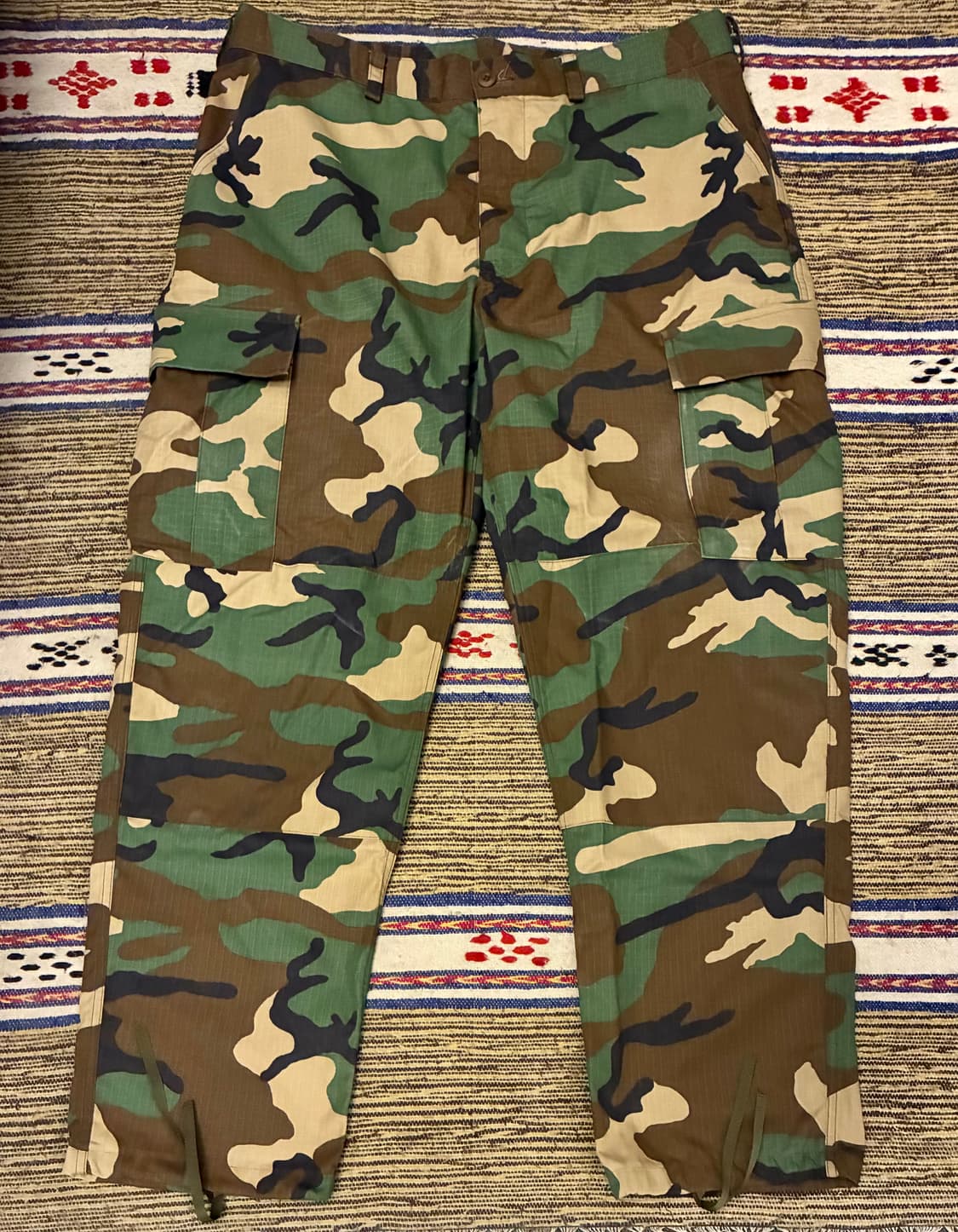 (L/35~39)배드포드 브루클린 립스탑 밀리터리 우드랜드 카모팬츠 상품이미지1