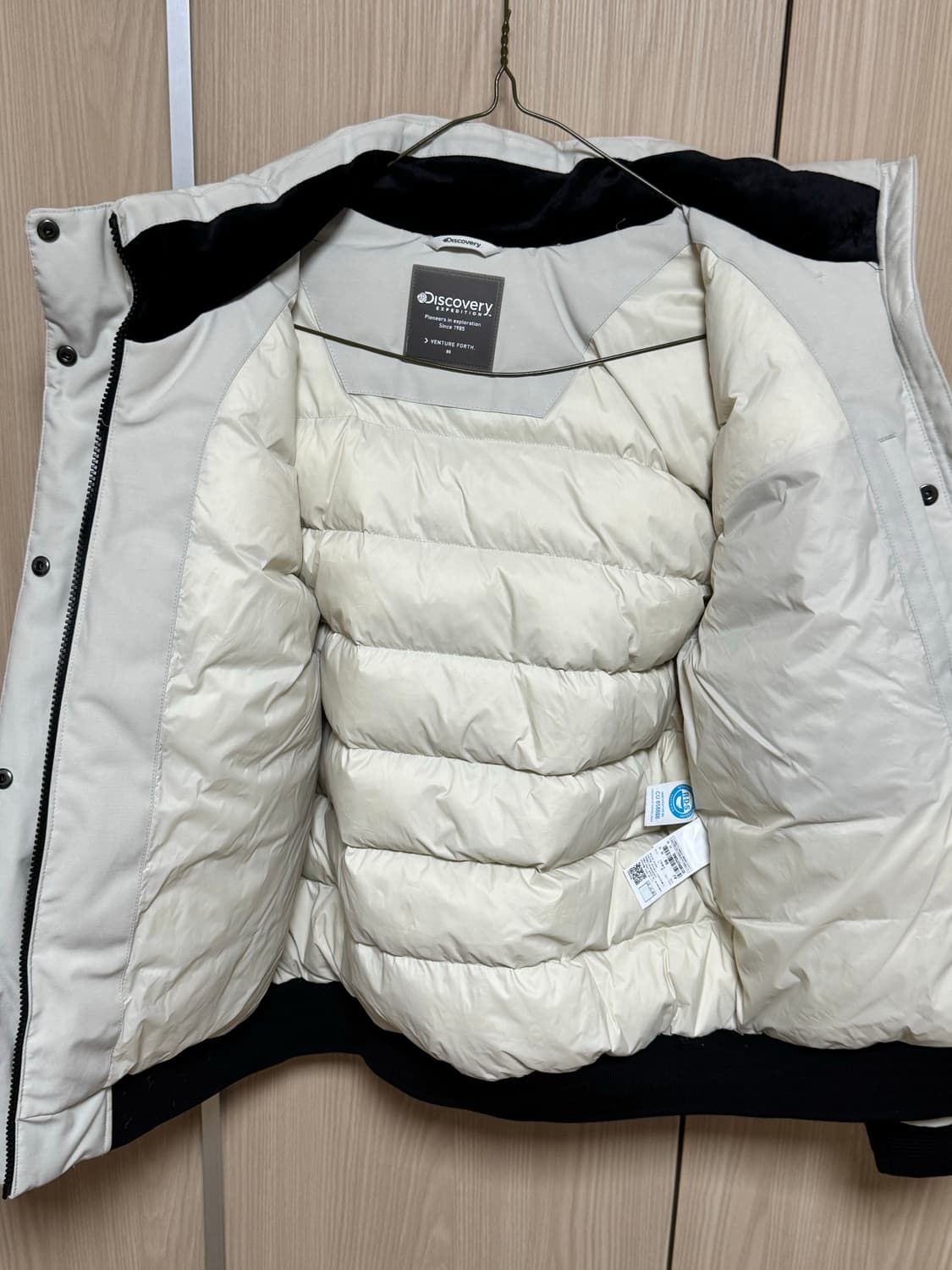 디스커버리 RDS다운 숏패딩 95 상품이미지2