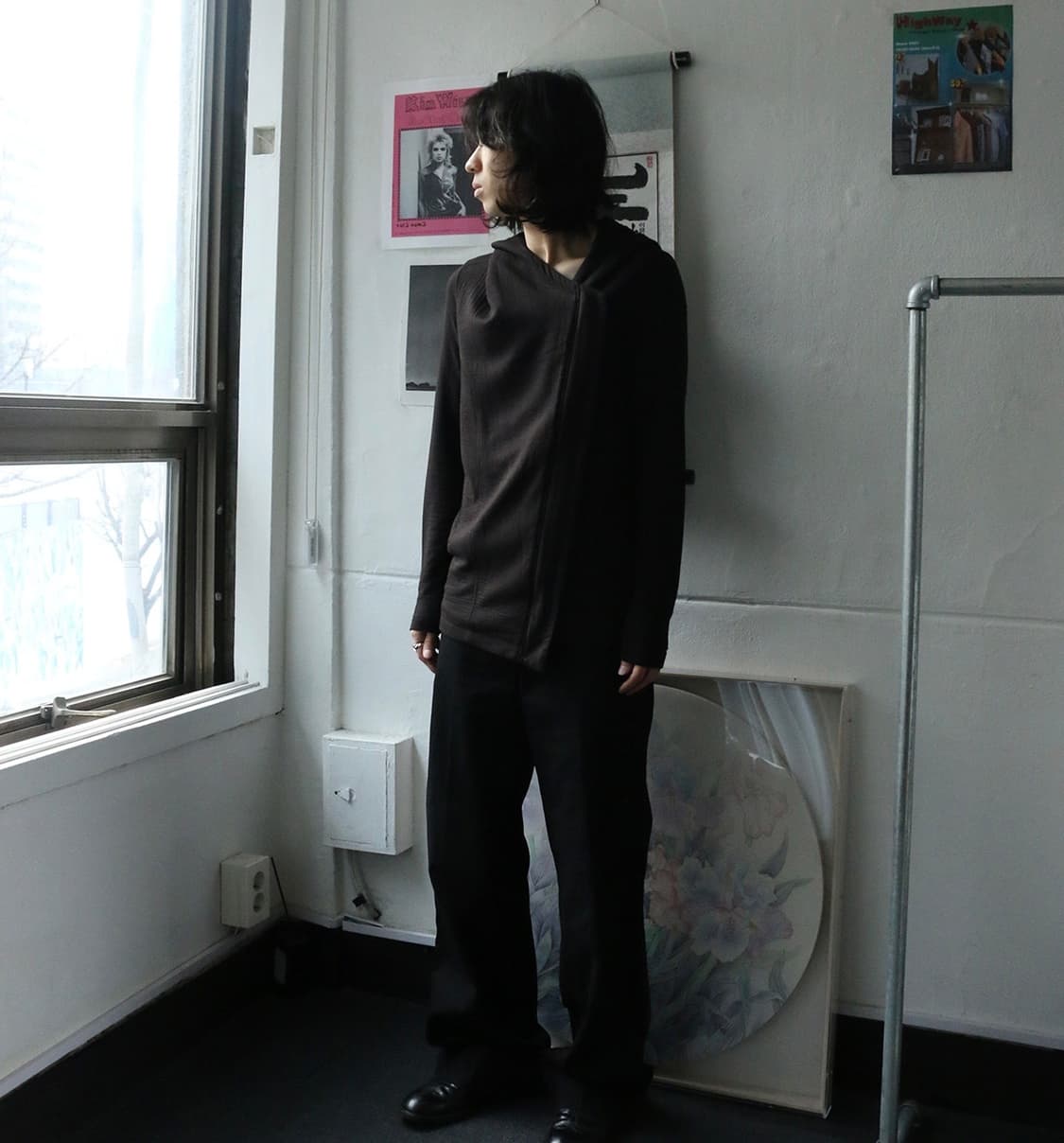 헬무트랭 비대칭 후드 집업 자켓 상품이미지1